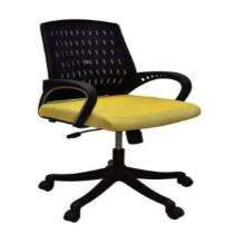 JBR Revolving Black and Yellow 985 x 635 x 605 mm Steel Office Chairs_0