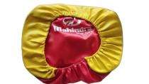 Mahindra Seat Covers Four Wheeler Tractor Leather Red and  Yellow_0