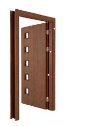 Raj Single Leaf Wooden Door Frame 2133 x 914 mm Laminated_0