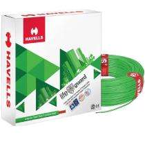 HAVELLS 1 sqmm Life Guard FR-LSH Electric Wire Green 90 m_0