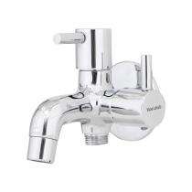 WaterLabs 15 mm Brass Taps Polished Waterlabs Flt Bib 2in1 Cock_0