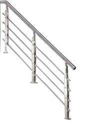 Fortune Stainless Steel Handrail Galvanized 6.5 x 3.5 ft_0