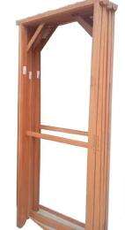 Raj Single Leaf Wooden Door Frame 2133 x 914 mm Plywood Mix_0