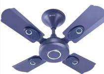 PROLIFE Optima 600 mm 4 Blades 60 W Silver Blue Ceiling Fans_0
