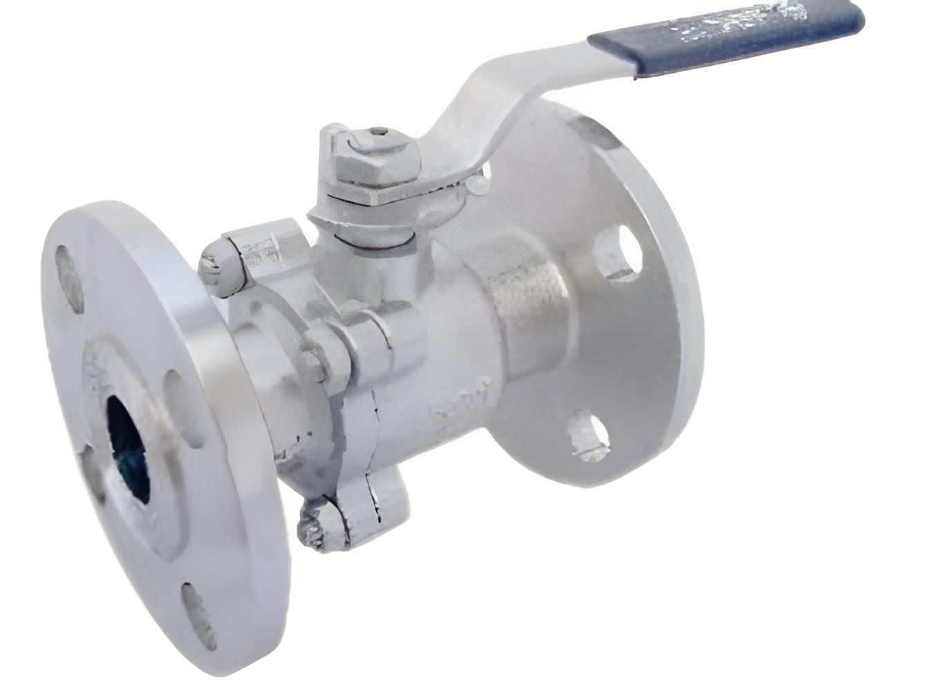SV 2 Piece SS Ball Valves 150 mm Flanged 30 kg/cm2_0
