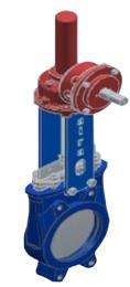 Cair Manual CI Knife Gate Valves 10 inch_0