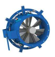 Flexico Industrial Dampers Inlet Vane Circular 7 Blades Stainless Steel 8 x 3 inch_0