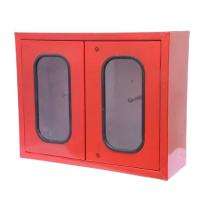 Mild Steel Double Door Fire Hose Cabinet 850 x 600 x 250 mm 15 m_0