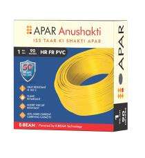APAR 1 sqmm HR FR PVC Electric Wire Black 90 m_0