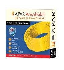 APAR 2.5 sqmm HR FR PVC Electric Wire Black 90 m_0