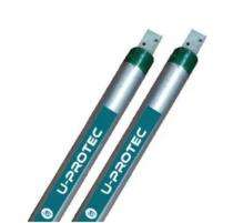 U-PROTEC 48 UPC Strip in Pipe Galvanized Iron 1 m Earthing Electrodes_0