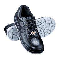 SAFER SA-1506 Real Leather Steel Toe Safety Shoes Black_0