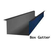 JBFS Square 2500 mm Blue Galvanized Iron Rain Gutter_0
