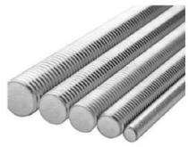 Kanda Galvanized Iron M36 Threaded Rods 1 m Galvanized_0
