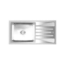 Nirali NG Stainless Steel Kitchen Sink Single Bowl Olivia Small NG 36 x 18 x 8 inch_0