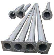 Upto 30 m Single Mild Steel Octagonal Poles_0