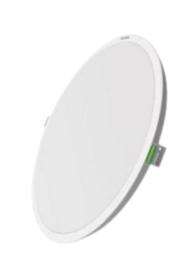 LEDURE 12 W Round Cool White 145 x 35 mm LED Panel Lights_0