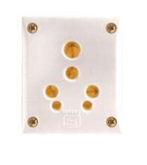 HOSPER 16 A White Multi Plug Electrical Sockets_0