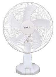 Bajaj Penta Aircool 400 mm 5 Blades White Table Fan_0