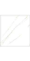 L&T SuFin Brand - Gravis Stun Statuario 600 x 600 mm White Glossy Glazed Vitrified Tile_0