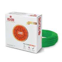 Polycab 0.75 sqmm FRLF Electric Wire Green 90 m_0