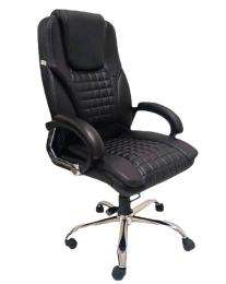 Apollo Medium Back Revolving Black 1080 x 630 x 550 mm Leatherette Office Chairs_0
