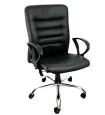 Apollo Revolving Chair Black 985 x 635 x 605 mm Leatherette Office Chairs_0