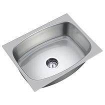 Sri Vishnu Stainless Steel Kitchen Sink Single Bowl KS01 24 x 18 x 9 inch_0