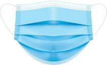 3 Ply Disposable Cotton Nose Masks Standard Blue_0