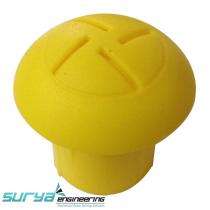 SURYA Yellow Plastic Safety Cap DIN 71412 SERSC01_0