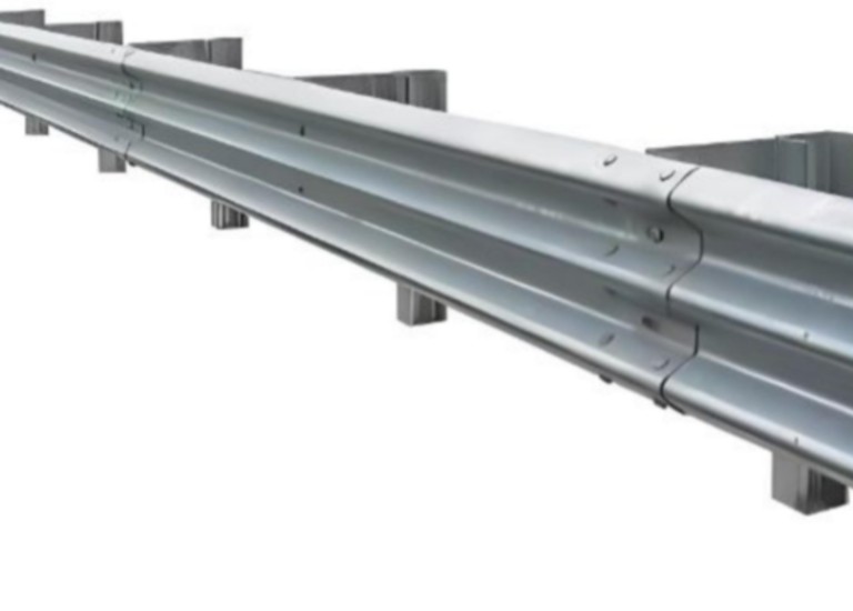 Safebarr Thrie Beam Metal Crash Barrier Galvanized Steel 350 mm_0