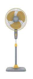 Bajaj Rapido HS 400 mm Yellow and Grey Pedestal Fan_0