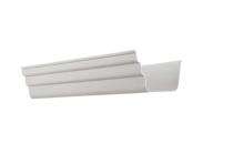 Entropy Corrugated Square 5 m White FRP Rain Gutter_0