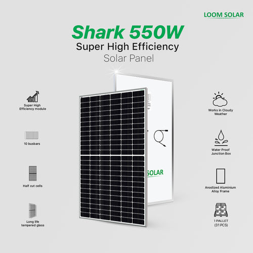 LOOM SOLAR 550 W 144 Mono PERC Solar Panel_2
