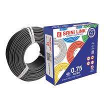 SRINI LINK 0.75 sqmm FR Electric Wire Black 45 m_0