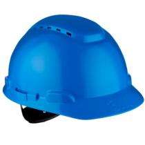 Polymer Blue Air Ventilated Safety Helmets_0