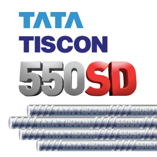 TATA TISCON 12 mm Fe 550SD TMT Bars 12 m IS 1786_1