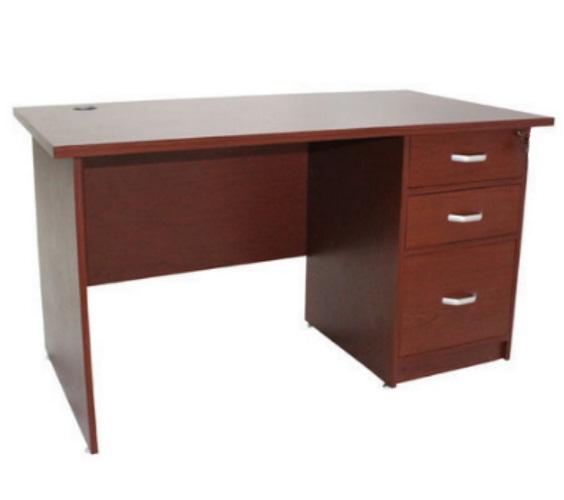 AULKI Computer Office Tables Brown Wooden_0