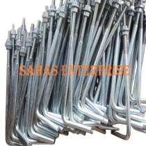 Sahas 100 mm Mild Steel Foundation Bolts L 600 mm_0