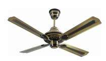 HAVELLS Florence 1200 mm 4 Blades 53 W Black Antique Brass Ceiling Fans_0