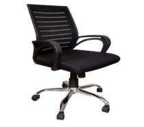 Gaythri Revolving Black 1050 x 620 x 680 mm Mesh Office Chairs_0