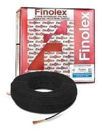 Finolex 0.75 sqmm FR Electric Wire Black 90 m_0