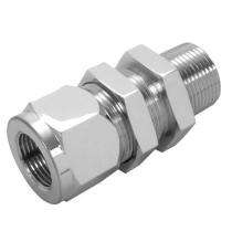 Stainless Steel Double Compression Glands Nickel Plated 3.4 inch_0
