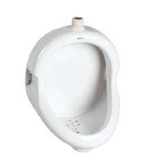Bluecera Flat Back Standard Urinal BC1014 Round Bowl Ceramic_0