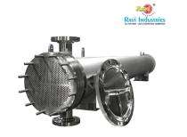 Ravi Shell and Tube Condenser Copper 0.75 in Manual Carbon Steel_0